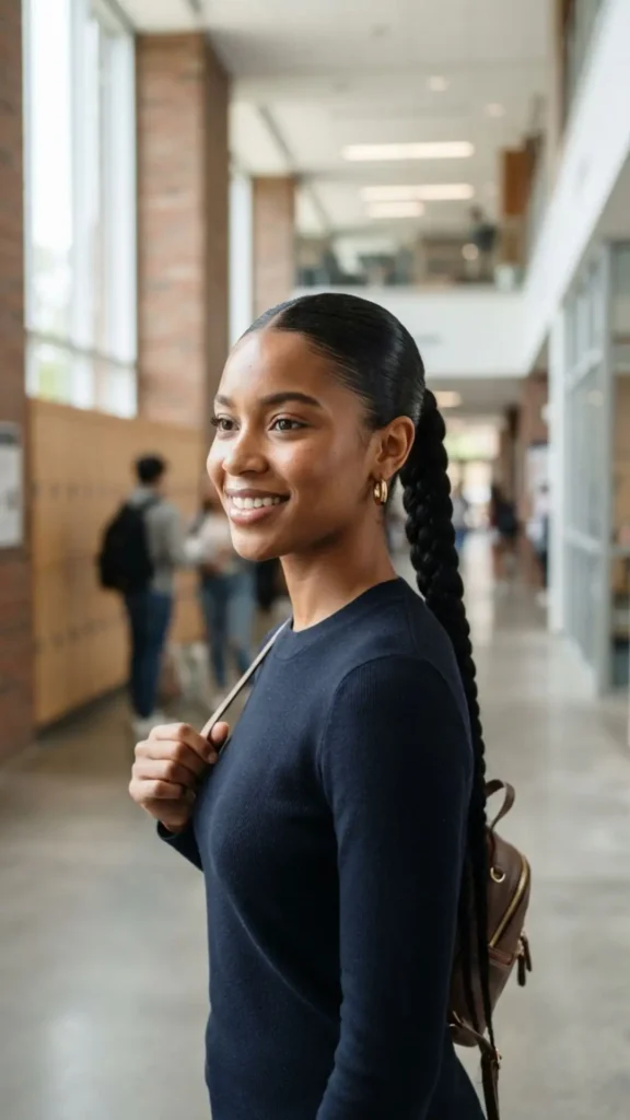 Stylish hairstyles for a fresh and trendy back-to-school look.
