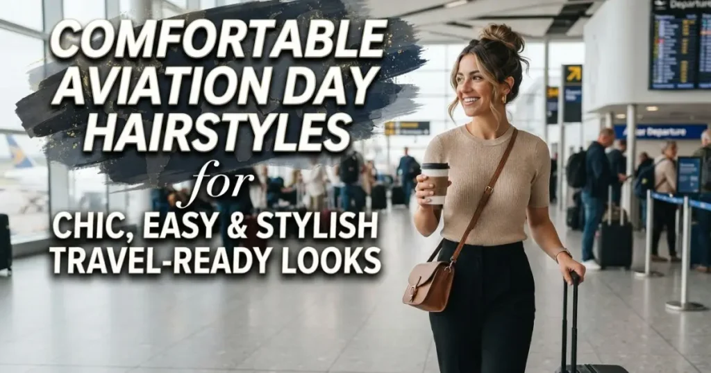 Comfortable Aviation Day hairstyles with effortless, travel-ready styling for a polished look.