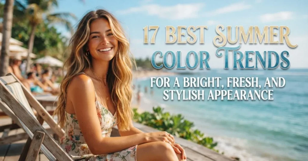 17 trendy summer hair color ideas for a fresh, stylish look.