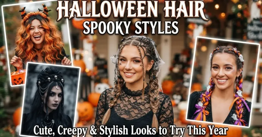 Halloween hair spooky styles with cute, creepy, and stylish seasonal looks.